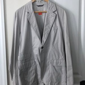 Hugo Boss light gray 40R light weight jacket